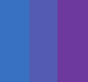 Сочетание фиолетового цвета с особенностями внешности